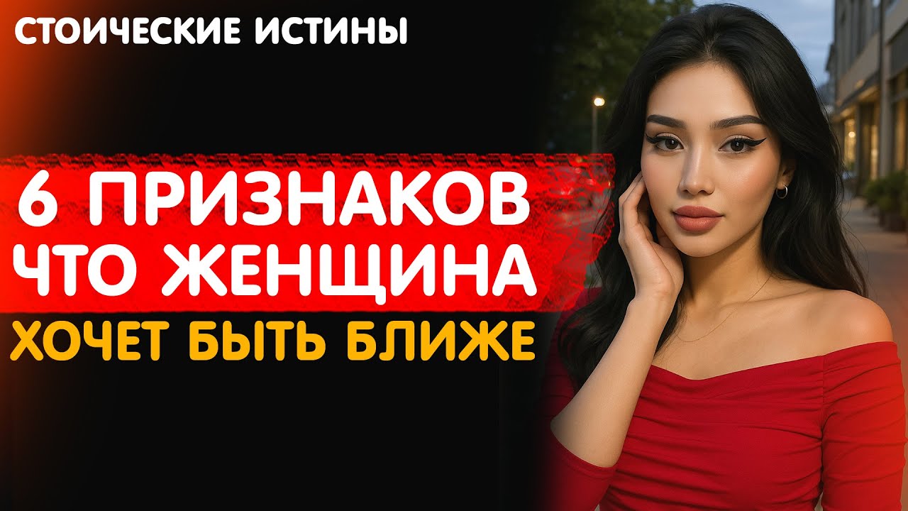 Она Влюблена, Но Скрывает Это: 6 Признаков, Что Она Хочет Быть Ближе / СТОИЦИЗМ И ОТНОШЕНИЯ