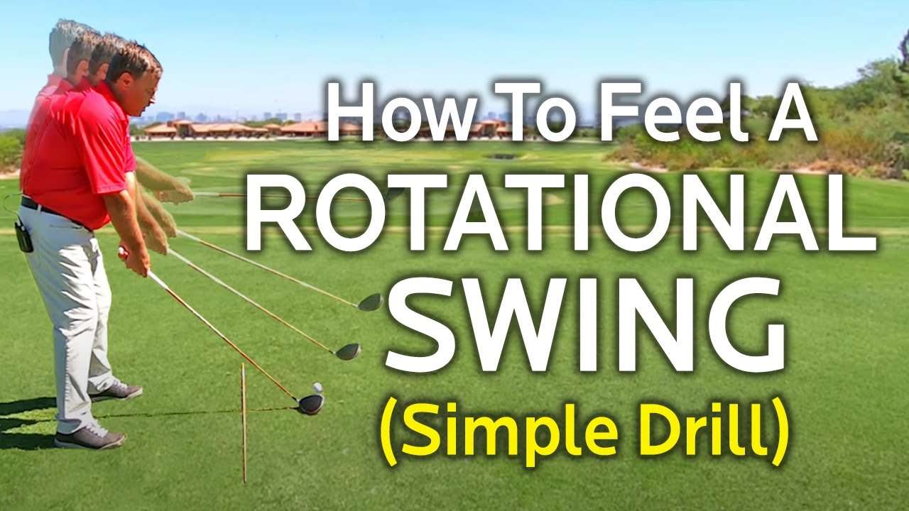 Best Golf Drill to Feel a Rotational Golf Swing (Effortless and Pain Free)