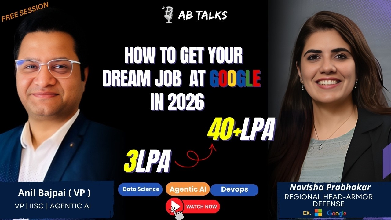 Ex-Google & Microsoft Leader Reveals: How Freshers Can Crack Top Tech Jobs | 1-Year Career Roadmap