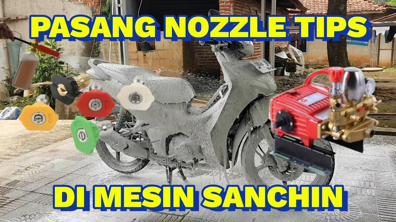 NOZZLE TIP SPRAY | PASANG PADA MESIN STEAM SANCHIN SUMURA METRIX