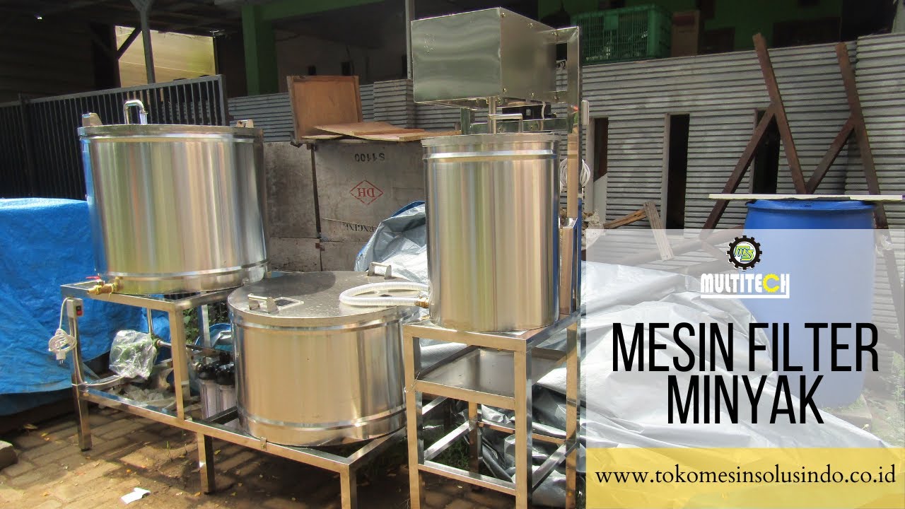 MESIN FILTER MINYAK GORENG | ALAT PENJERNIH MINYAK