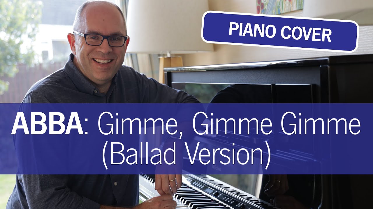 🎹 Gimme! Gimme! Gimme! (ABBA) – Relaxing Piano Cover 🎶