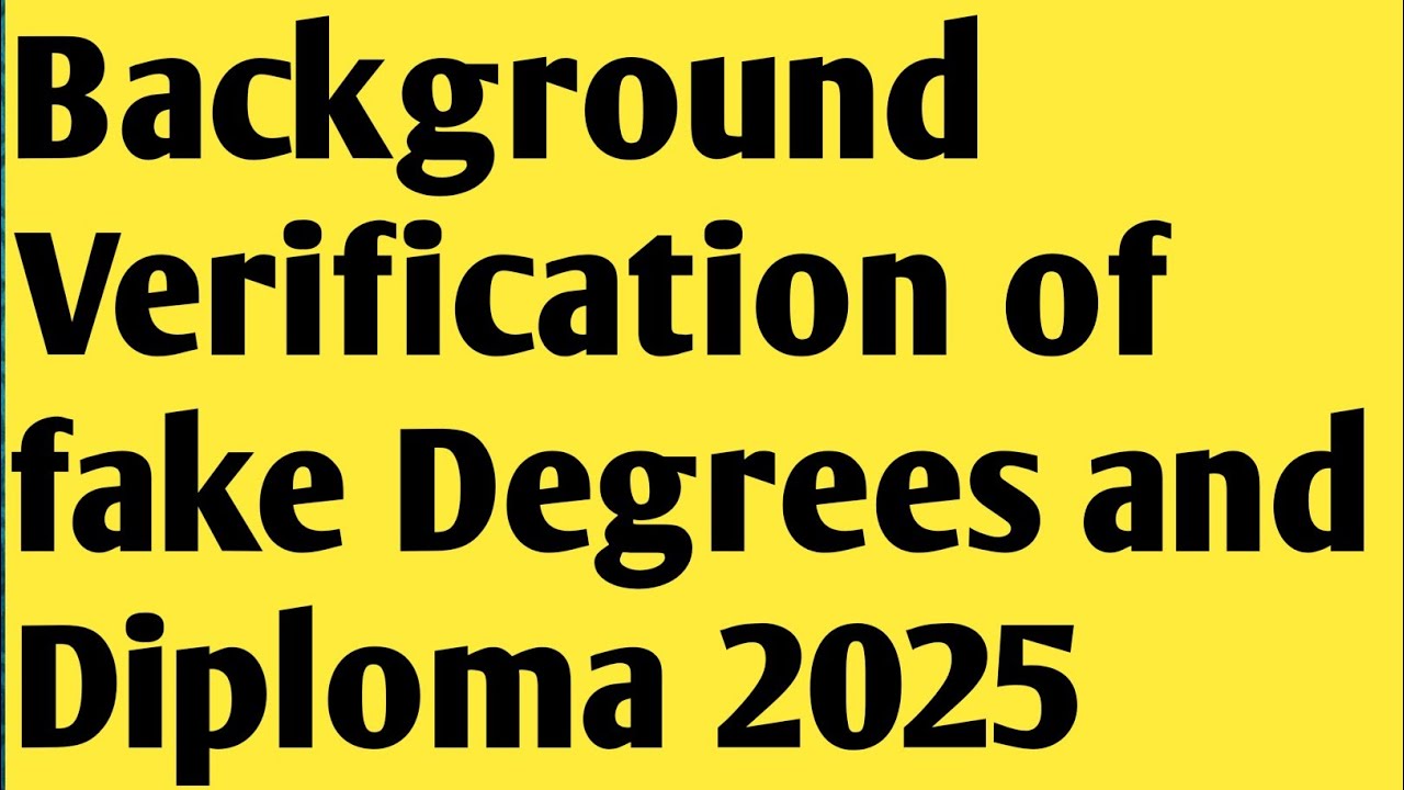 Will a Fake Degree Pass a Background Check? The Truth | If You Use a Fake Degree? Background Check