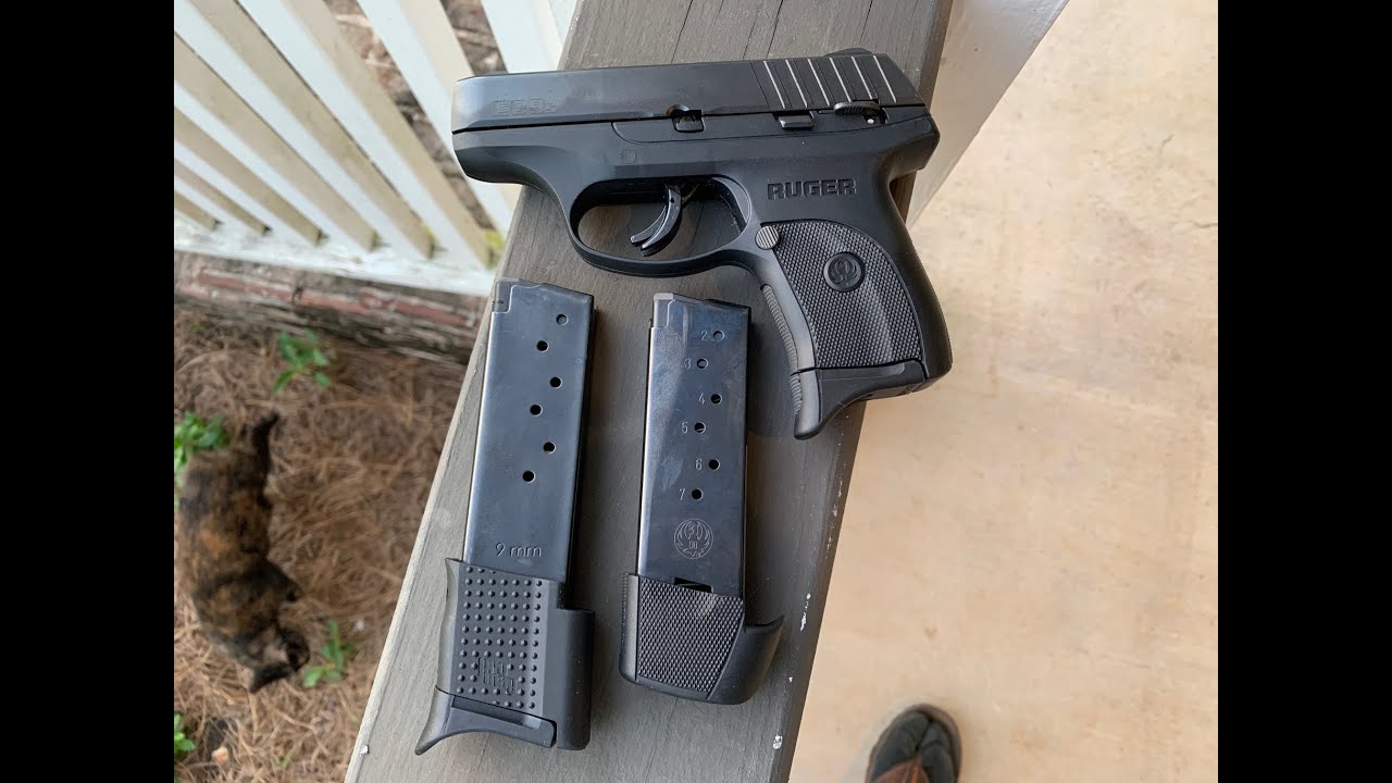 Стрельба из пистолета Ruger EC9 с использованием магазинов увеличенной длины — Ruger против ProMag