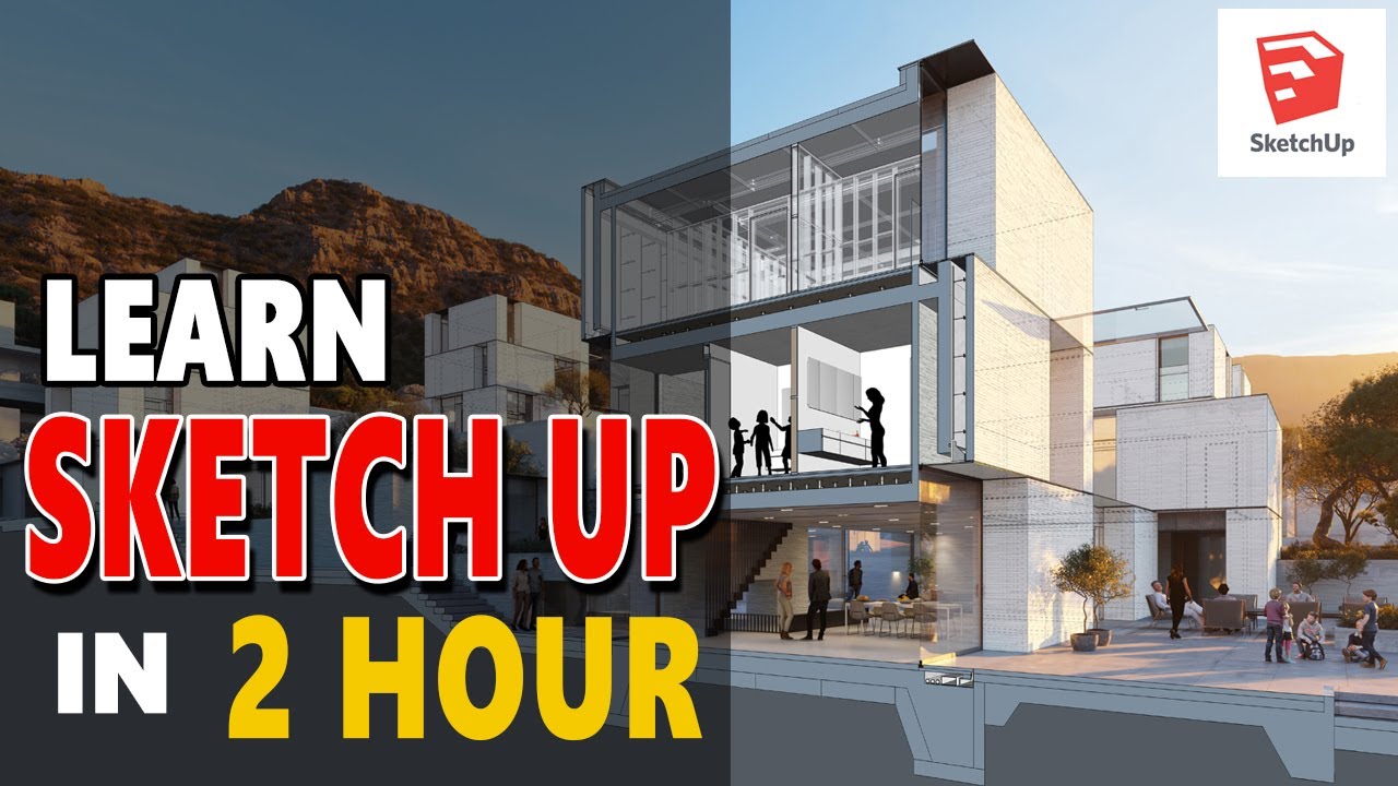 Learn SKETCHUP IN 2 HOURS || Hindi Tutorial for all beginners