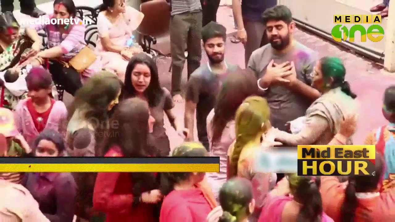 Expatriates in Bahrain celebrated Holi in a festive atmosphere.