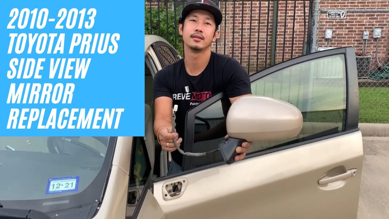 How to replace your 2010-2015 Toyota Prius side view mirror | ReveMoto