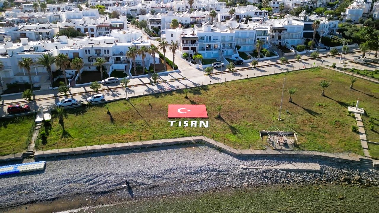 Пляж Тисан (Мерсин) | Tisan Plaji (Mersin) | 2K Drone Video