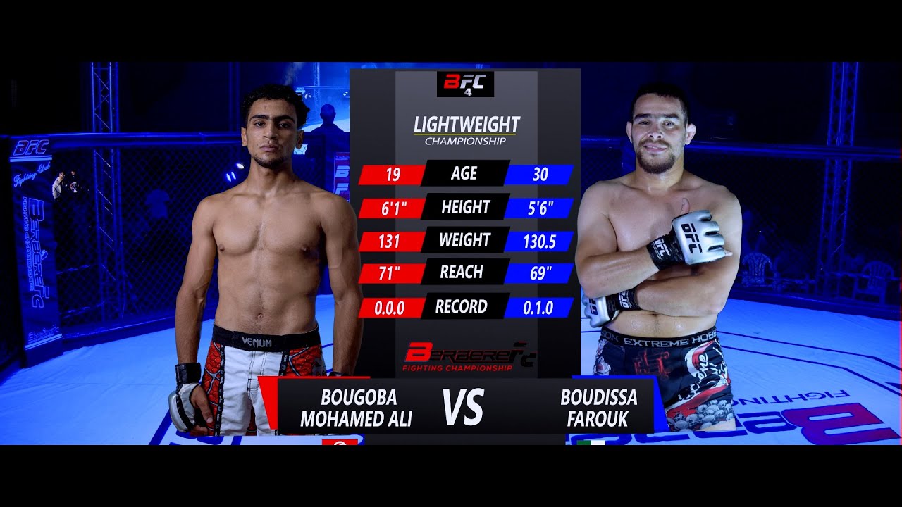 Boudissa Farouk vs Bougoba Mohamed Ali | full fight | BFC4