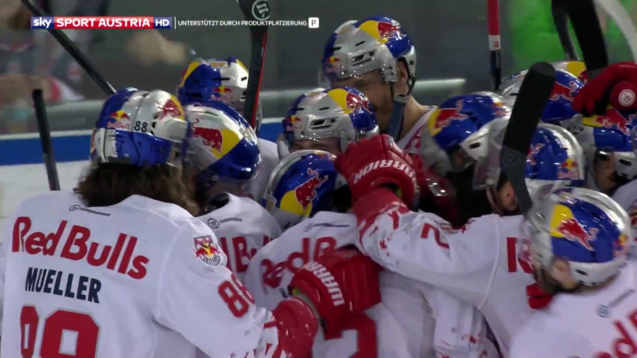 Erste Bank Eishockey Liga 17/18, 5. Halbfinale: EC Red Bull Salzburg - Black Wings Linz 4:3 n.O.