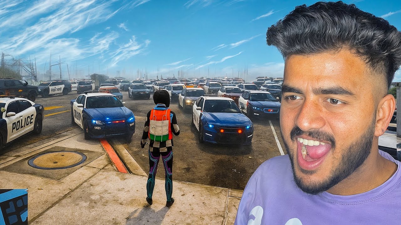 BIGGEST POLICE CHASE IN  LOS SANTOS | GTA 5 GAMEPLAY