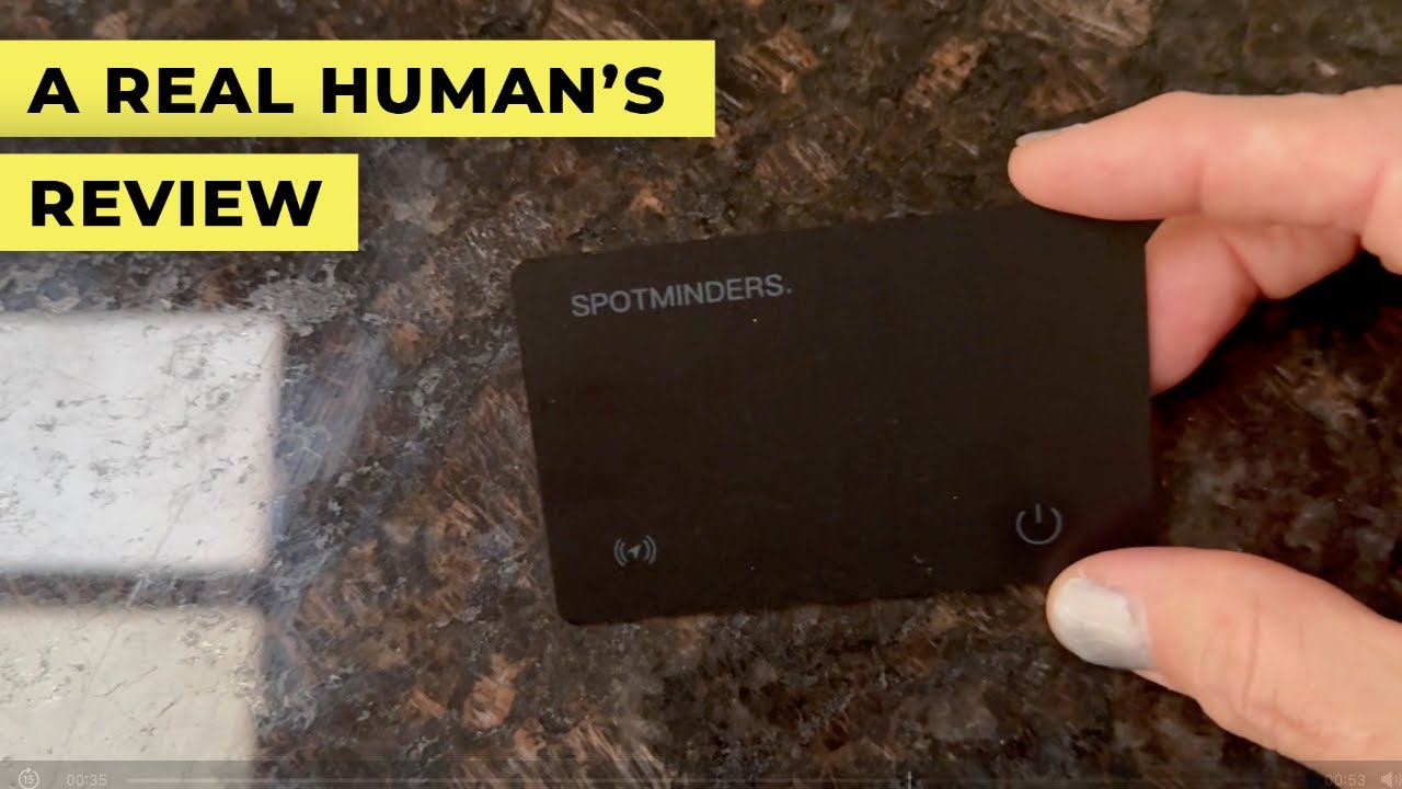 Review of SPOTMINDERS Tracker Card for Wallet with Find My Tracking