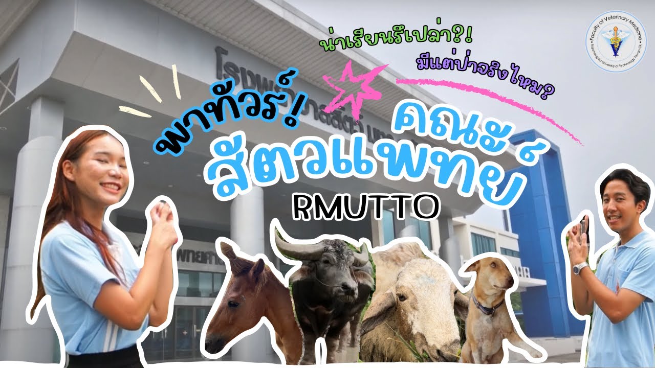 คณะสัตวแพทยศาสตร์มหาวิทยาลัยเทคโนโลยีราชมงคลตะวันออก🐶 #vet #สัตวแพทย์ #vetmed #มทร