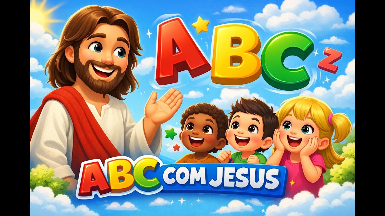 Jesus Ensina o ABC 🙏 Música Infantil Cristã Educativa