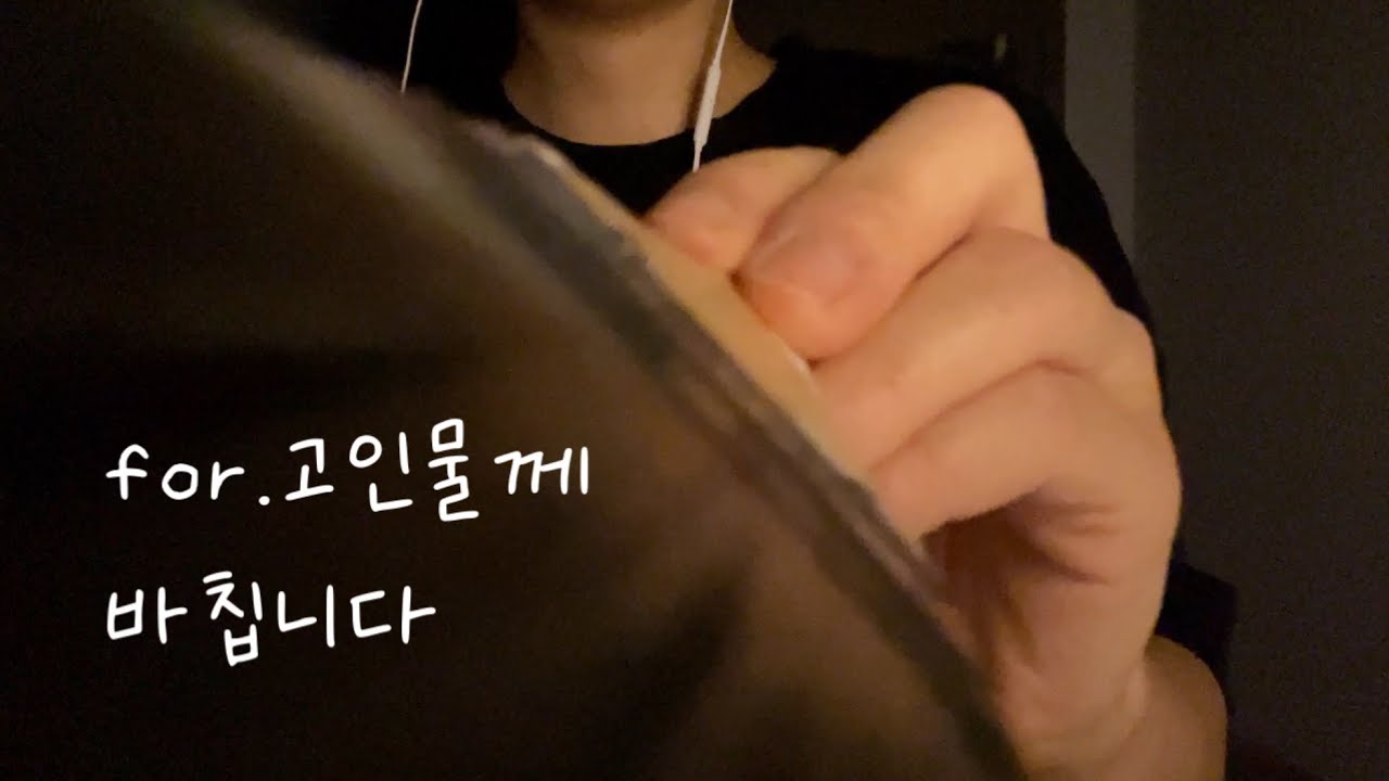 ASMR 대충하는데 중독되는 시각적팅글
