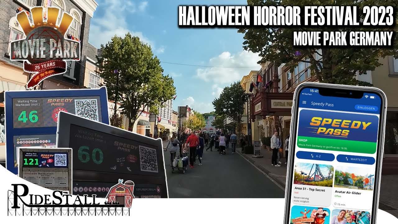 Halloween Horror Festival 2023 - lohnt sich der Speedy Pass während Halloween im Movie Park? | VLog