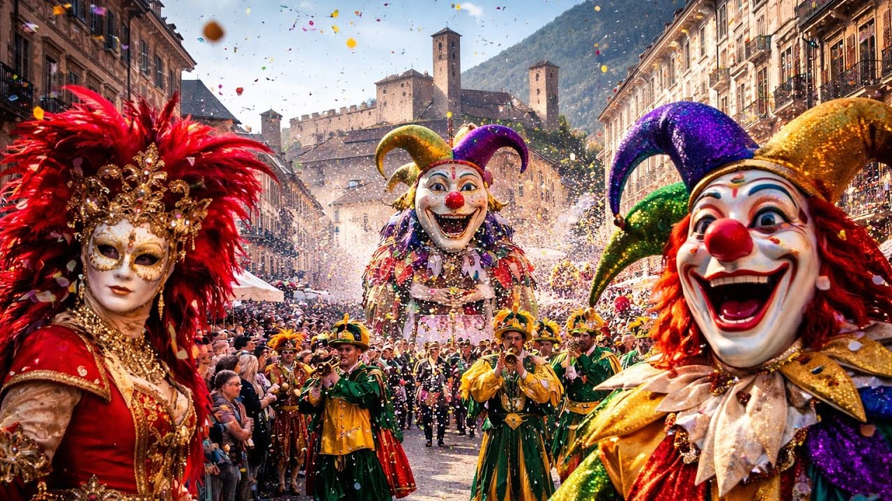 RABADAN Bellinzona 🇨🇭 One of Switzerland’s Largest Carnivals | When Quiet Ticino Comes Alive