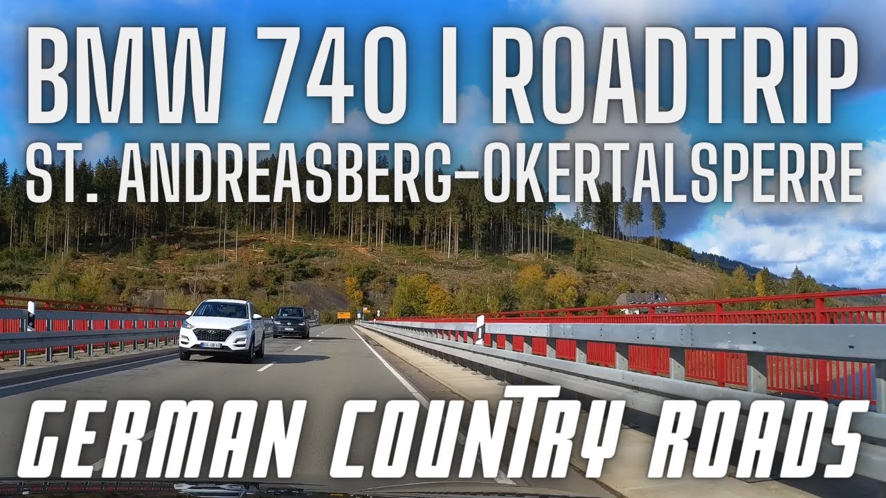 Scenic Drive Harz Sankt Andreasberg - Okertalsperre, German Country Roads - 4K Driving Tour with BMW