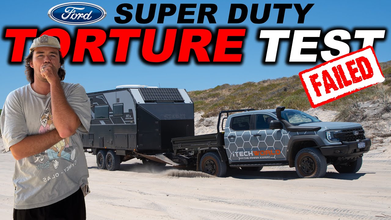 Exposing Major ISSUES! Ford Ranger Super Duty Extreme Towing Test will it Overheat? Full Review