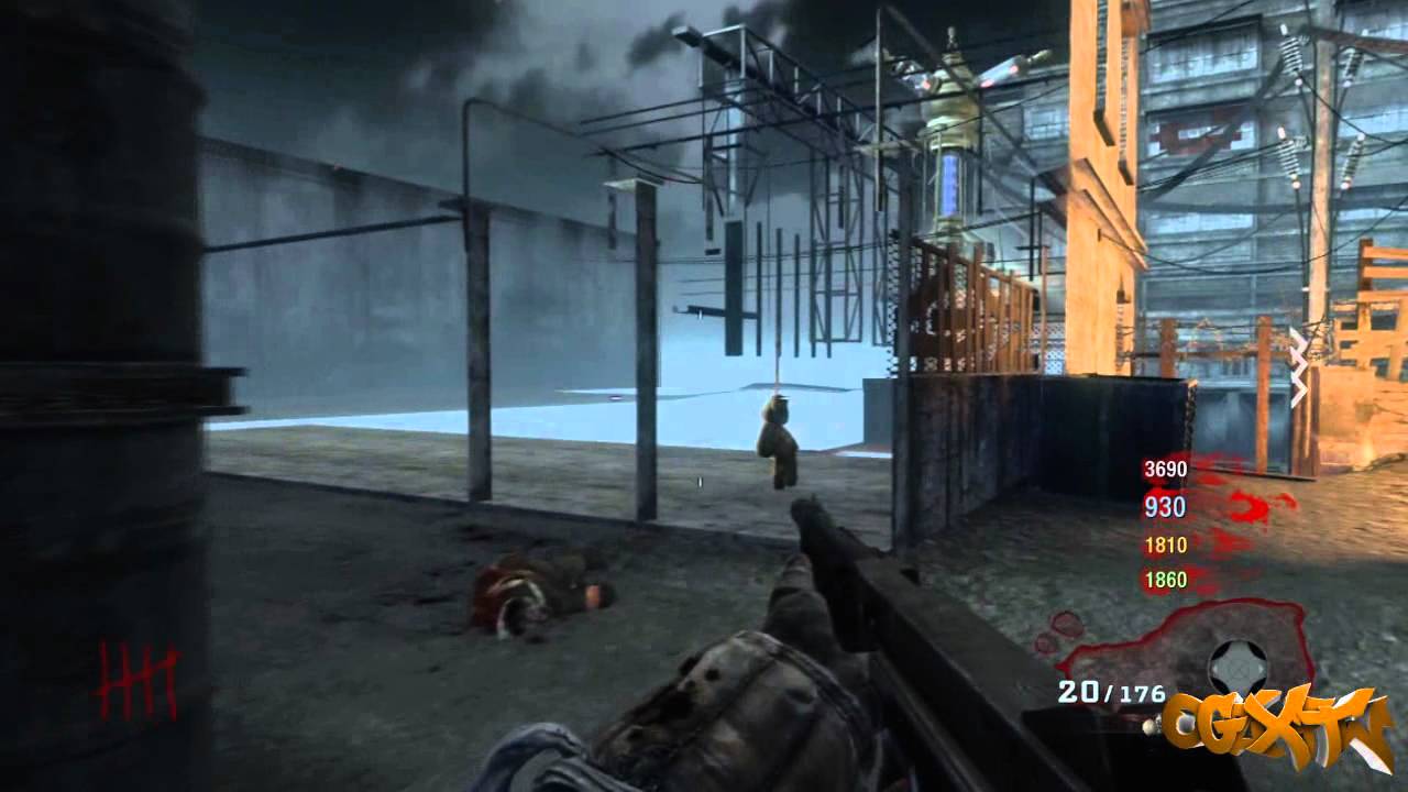 Black Ops Zombie Glitches: Der Riese - Fully Out Of The Map (Zombie Push) Tutorial!