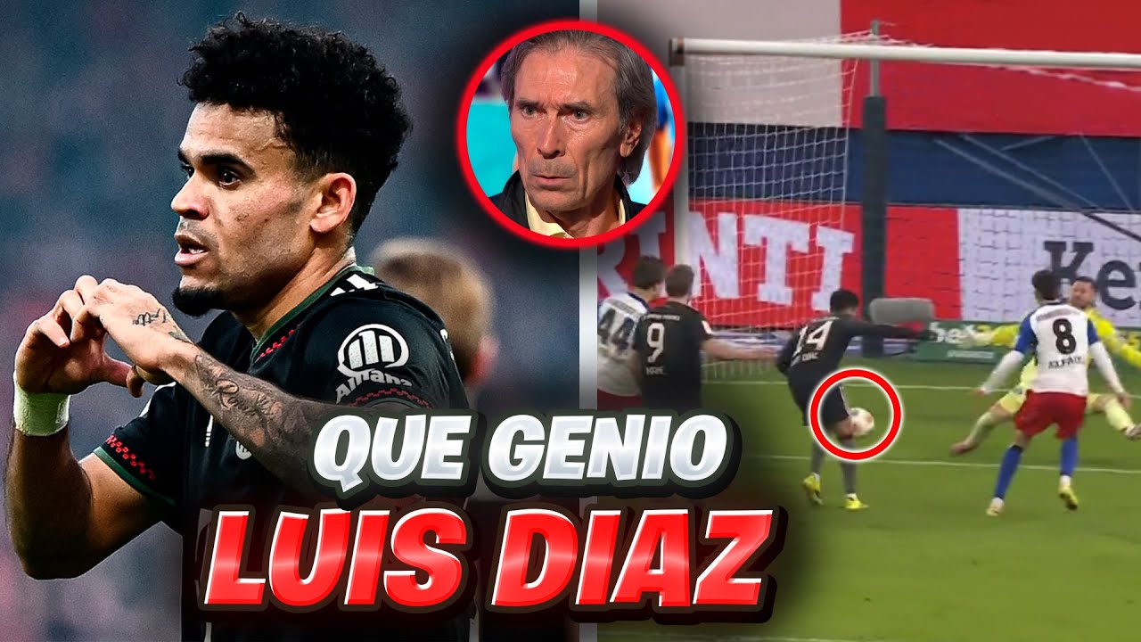 ASI REACCIONA PRENSA MUNDIAL a GOL de LUIS DIAZ BAYERN MUNICH vs HAMBURGO (2-2)