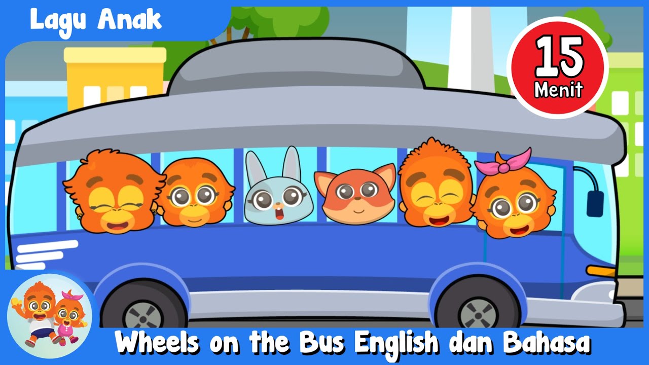 Wheels On The Bus dan Lainnya | Belajar Bahasa Inggris| Lagu Anak Balita Indonesia | Coco dan Nana