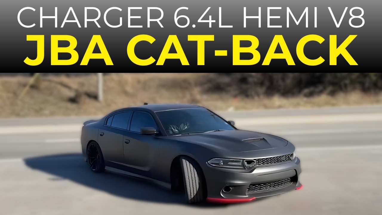 Dodge Charger 6.4L HEMI V8 2020 года с выхлопной системой JBA Cat-Back!