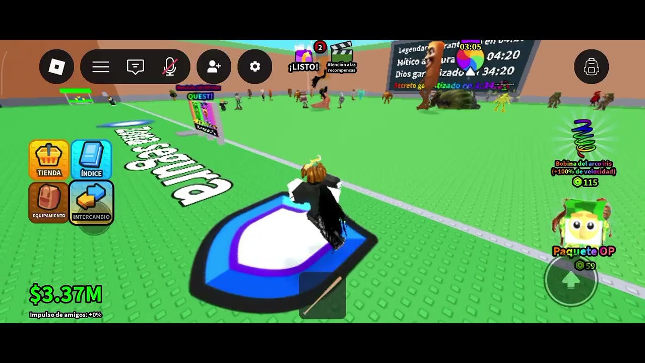Jugando juegos de brainrots día 1