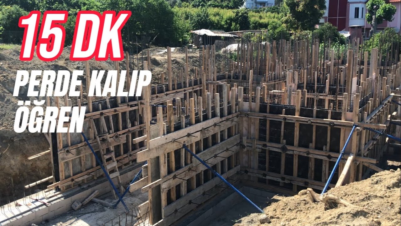 PERDE BETON-DEMİR-KALIP DETAYLARI KAÇIRMAAA !!! VİLLA SERİSİ - 6