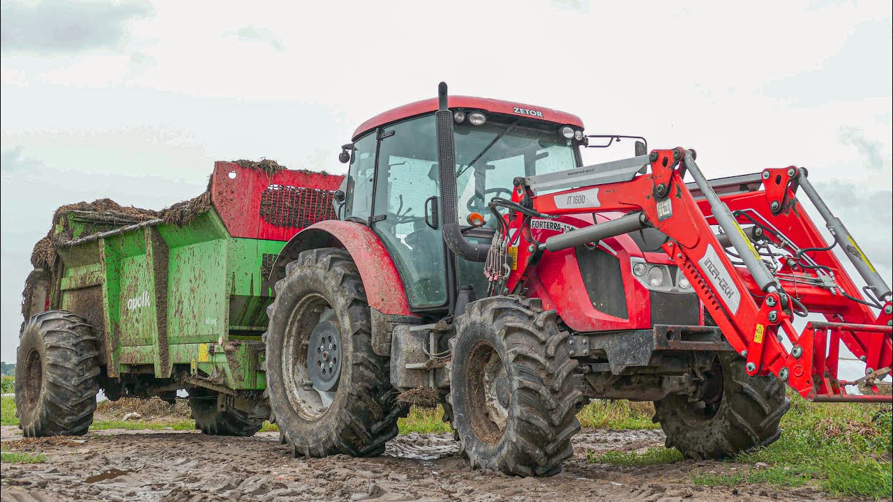 Latający Zetor! Drifty Na Płycie?! Obornik Na 2 Zetory  [2xForterra, Unia Apollo] Boguc AgroTV