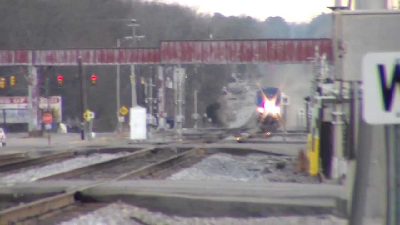 Fast Amtrak 20! Bessemer, AL 2-20-14
