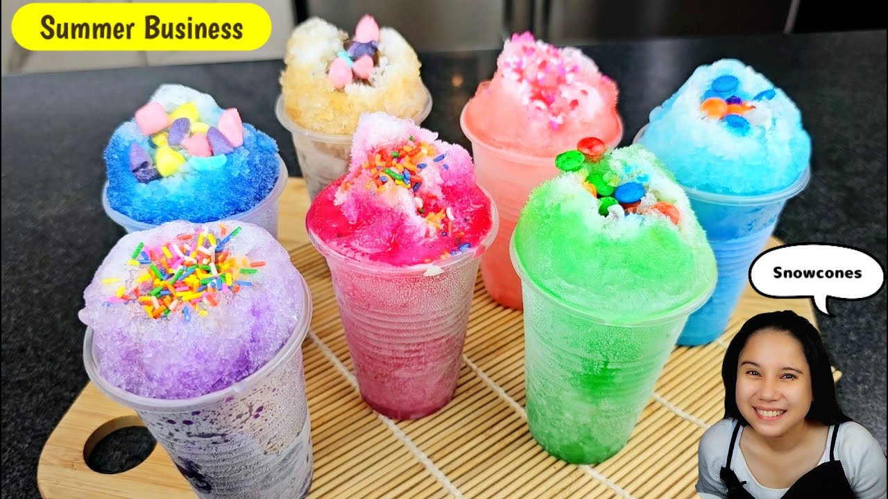 Summer Negosyo na Sobrang Dali Gawin. Snow Cones ang sagot jan! Walang special na sangkap!