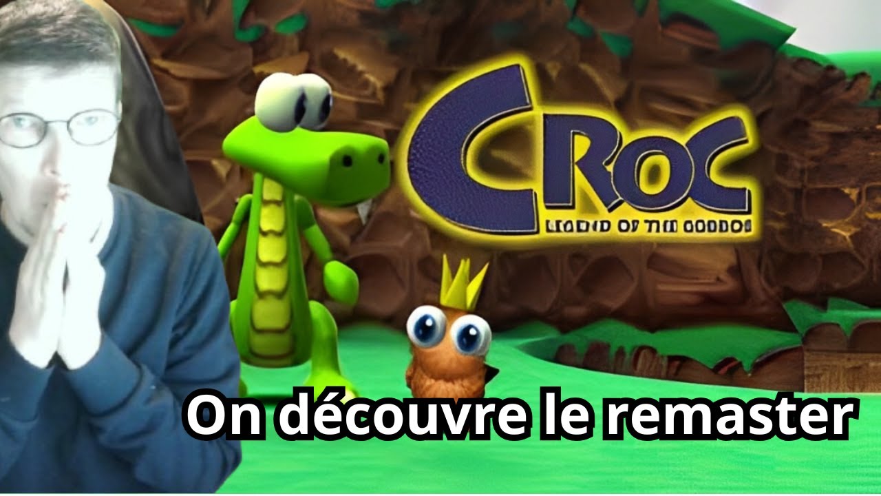 On découvre le jeux Croc Legend of the Gobbos remastered en direct