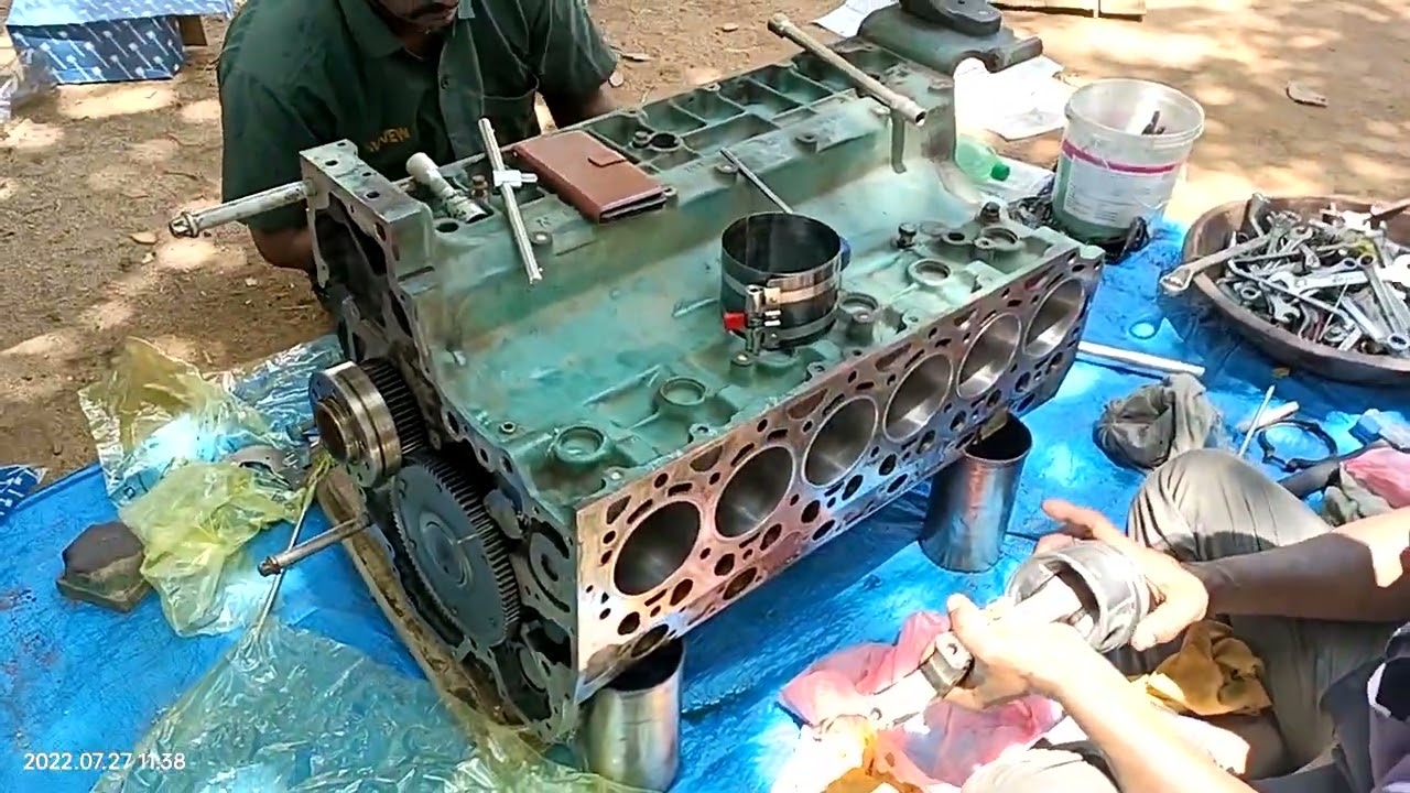 VOLVO Excavator EC210B Prime Engine Assemble - Part 6