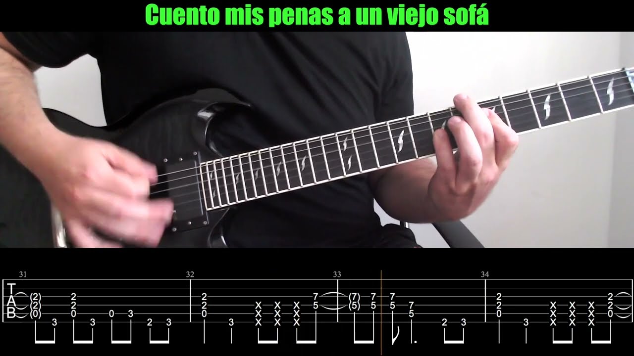 Obus - Vamos muy bien [TAB Guitarra Rítmica + Letra]