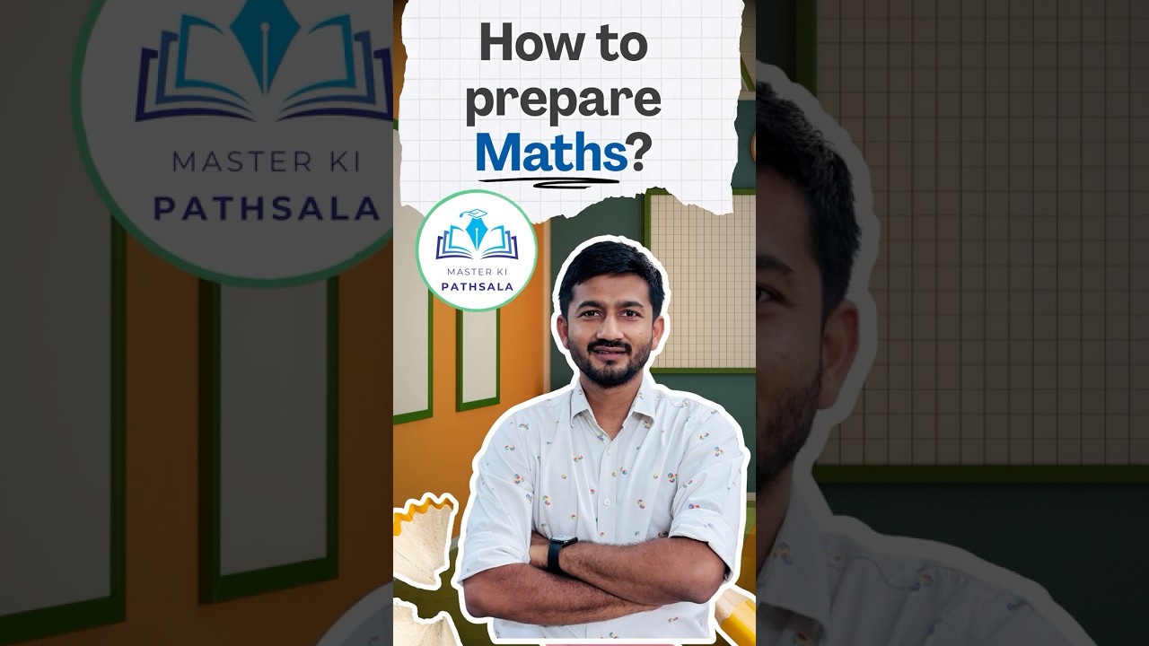 📚 Maths is not difficult&hellip; the approach is! #MathsPreparation #StudySmart #masterkipathshala