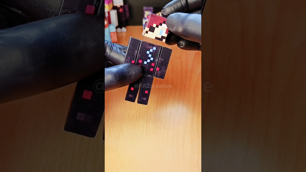 payudan minecraft skin papercraft #shorts