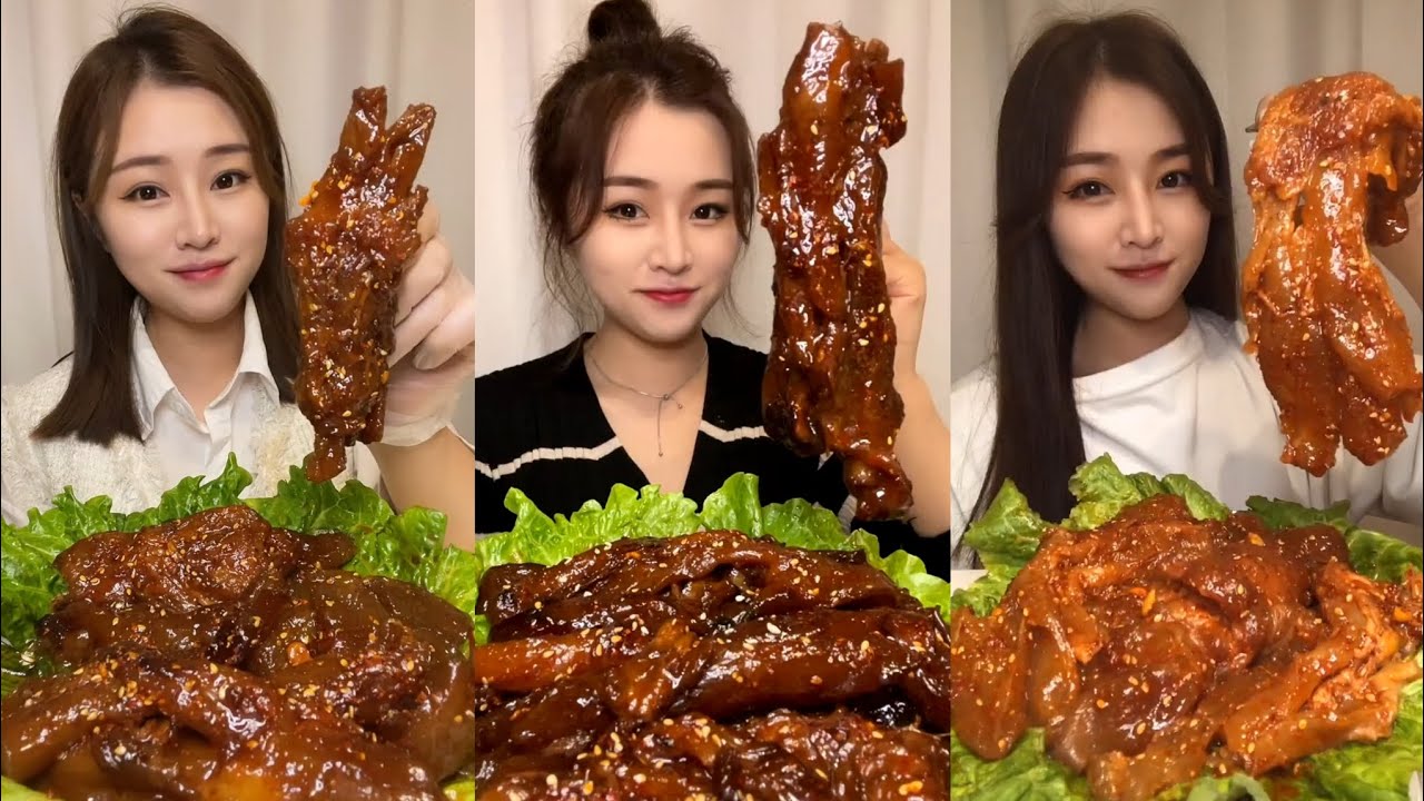 CHINESE MUKBANG SPICY FOOD (BEEF TENDON)@Zhao Youyou Mukbang EATING SHOW