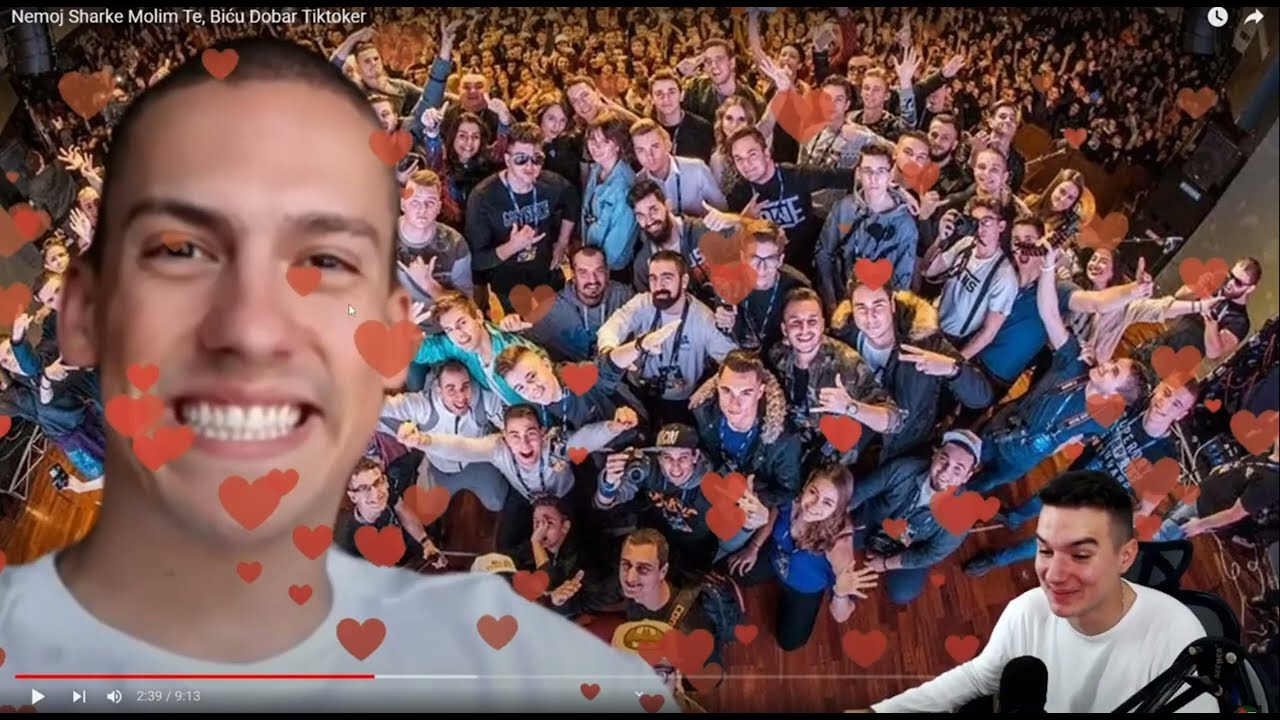 SHARKE REAKCIJA NA @OutPlayer Nemoj Sharke Molim Te, Biću Dobar Tiktoker