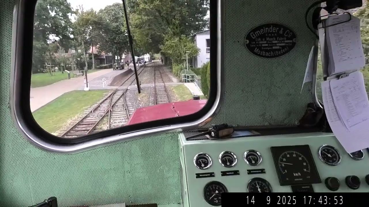 Selfkantbahn, 125 Jahre Geilenkirchener Kreisbahn. Teil 6: Führerstandsmitfahrt MEG V 22 01