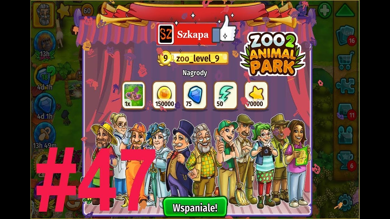 🦁 Zoo 2: Animal Park #47: Rozbudowa bramy wejściowe do 10lv