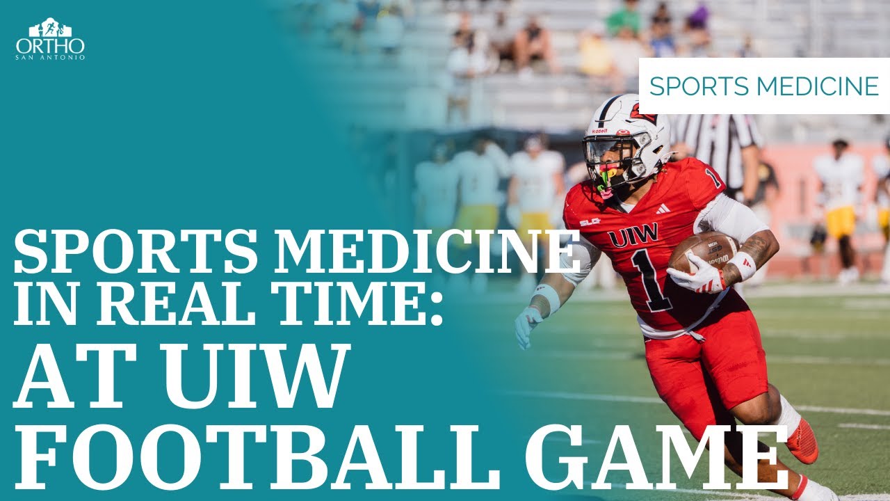 Sports Medicine in Real Time: Ortho SA at UIW Football #SportsMedicine #UIWAthletics