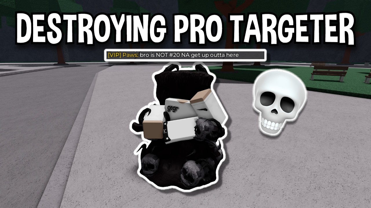DESTROYING PRO TOXIC TARGETER in The Strongest Battlegrounds... 😂