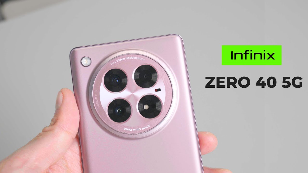 Infinix Zero 40 5G: Iconic Design And 4K 60FPS Video Recording