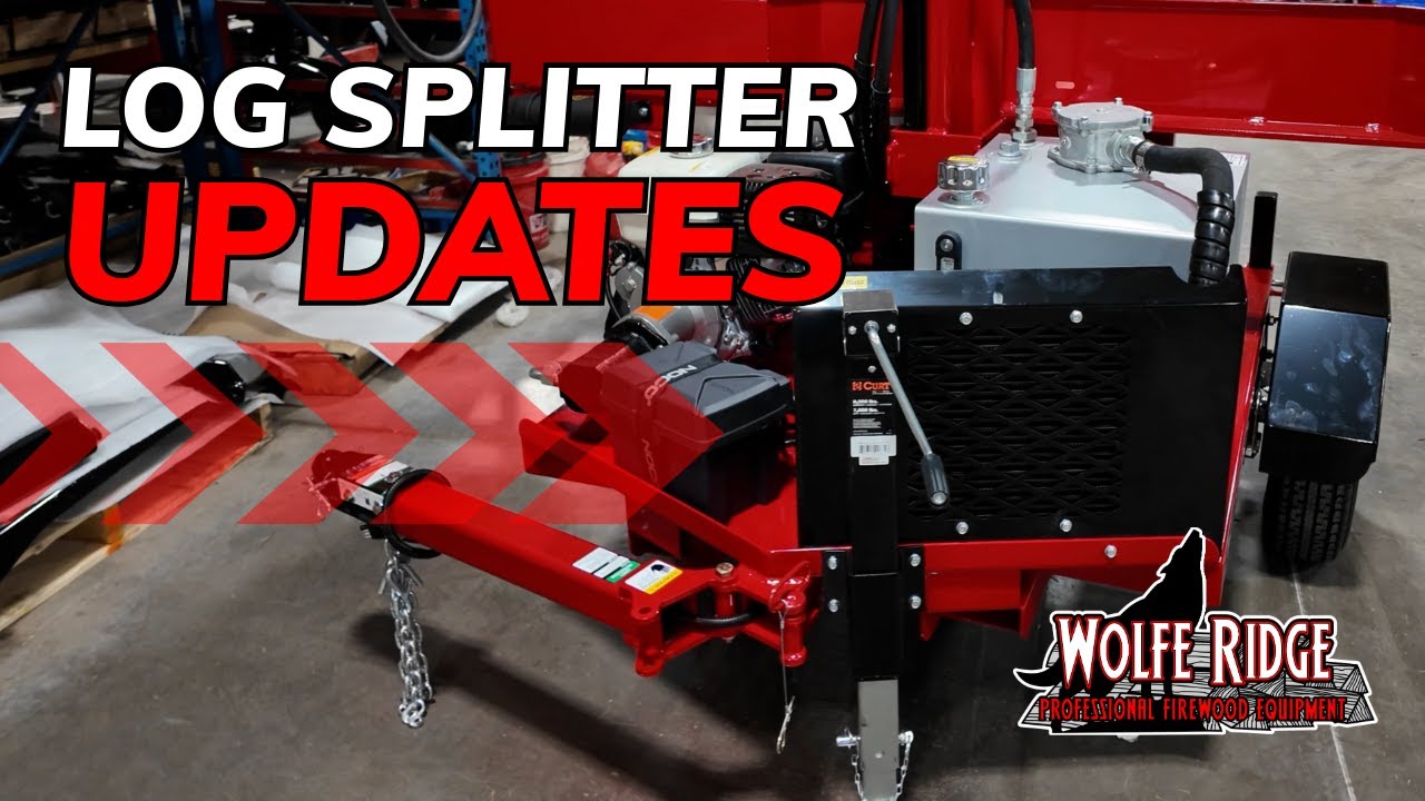 Continuous Improvements - Vertical and Horizontal Wood Splitter Updates at Wolfe Ridge!