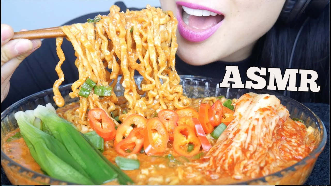 ASMR SAMYANG SPICY NOODLE STEW TYPE (EATING SOUNDS) | SAS-ASMR