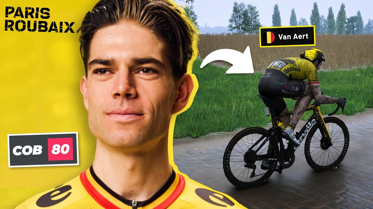 Смогу ли я выиграть Париж-Рубе 2026 с Воутом ван Артом в Pro Cycling Manager? 👀