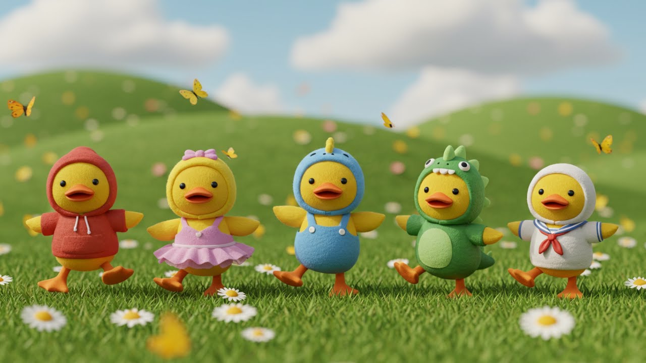 5 Little Ducks Song | Educational Kids Songs | for Preschool & Kindergarten
