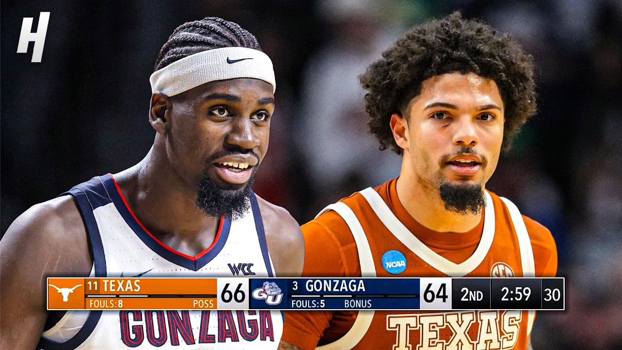 Texas vs Gonzaga FINAL 3 MINUTES 😱 March Madness 2026
