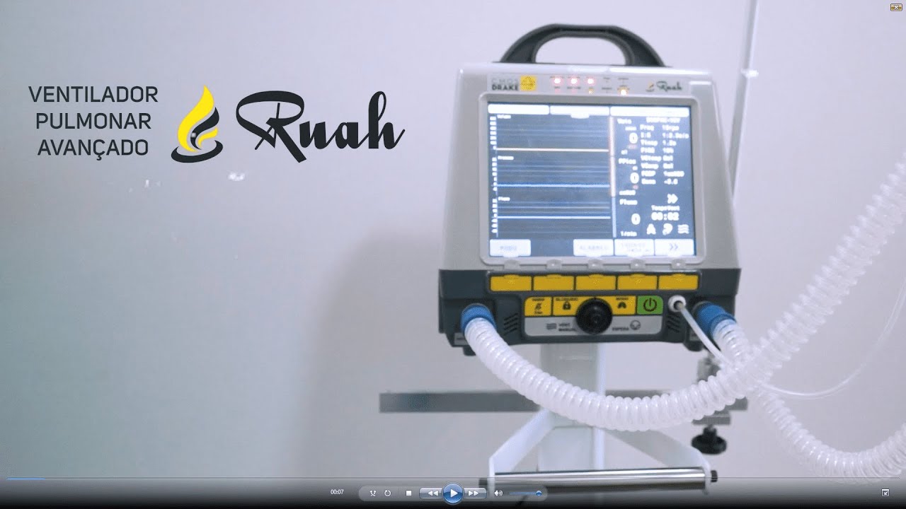 Ventilador Pulmonar Ruah - Cmos Drake